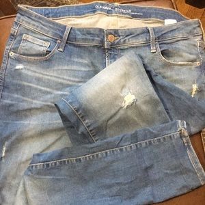 Old Navy built in sculpt rockstar jeans size 16